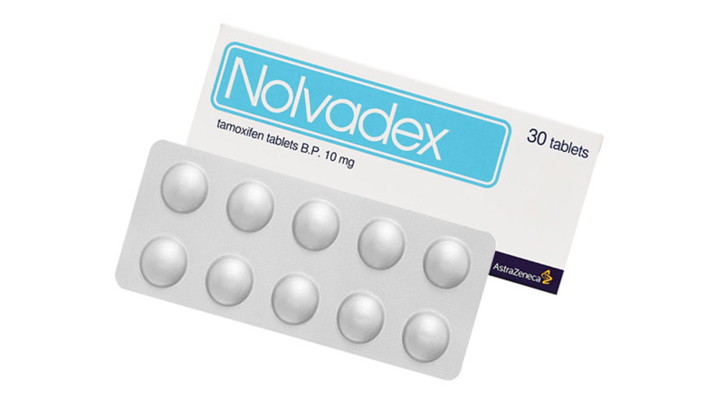 Packaging of Nolvadex 10 mg tablets