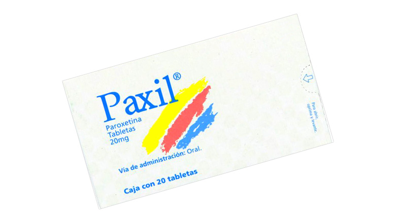 Packaging of Paxil 20 mg tablets